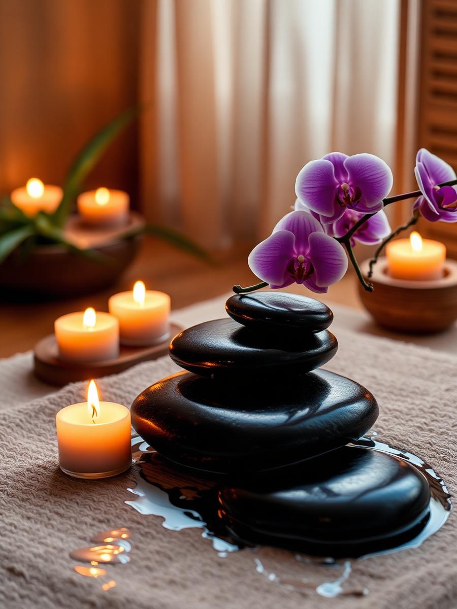 Hot stone ritual